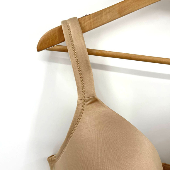 Cacique Smooth Lightly Lined Full Coverage Bra in Cafe Size 40D Nude T-Shirt Bra - Picture 5 of 16